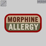 Mil-Spec Monkey Morphine Allergy Patch MORPHINEALLERGY