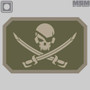 Mil-Spec Monkey Pirate Skull PVC Patch PIRATESKULL-PVC