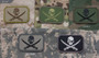 Mil-Spec Monkey Pirate Skull PVC Patch PIRATESKULL-PVC