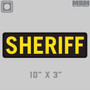 Mil-Spec Monkey Sheriff 10 x 3 PVC Patch SHERIFF-10X3