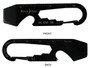 Nite Ize DoohicKey Black Key Tool black front and back