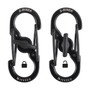 Nite Ize S-Biner MicroLock Stainless Steel 2 Pack - Black instructions