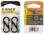 Nite Ize S-Biner Stainless Steel Dual Carabiner #1 - 2 Pack black