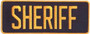 Heros Pride Sheriff Iron On Back Patch SHERIFF-BACK-PATCH - LA Police Gear