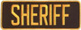 Heros Pride Sheriff Iron On Back Patch SHERIFF-BACK-PATCH - LA Police Gear