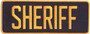 Heros Pride Sheriff Iron On Back Patch SHERIFF-BACK-PATCH - LA Police Gear