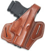Cebeci Arms Leather Pancake Black Holster -Bersa Thunder 45 Ultra Compact Pro - Left Hand