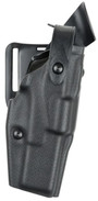 Safariland 6360 ALS/SLS Mid-Ride Level III Plain Black Duty Holster - Sig-Sauer P229R w/ Weaponlight - Right Hand