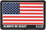 5.11 Tactical USA Flag Woven Patch 81292 81292