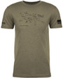 LA Police Gear Men's AR15 Gun Parts T-Shirt - Green - Front
