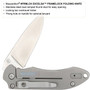 Maxpedition EXCELSA Framelock Folding Knife FRMLCK