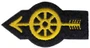 Heros Pride Gold Wheel with Arrow Patch 5346-LA Police Gear