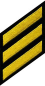 Heros Pride Hashmarks-Med Gold on Black 5371 849204005455 - LA Police Gear