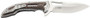 CRKT 5470 Fossil Drop Point EDC Flipper Folding Knife  5470 794023547009