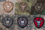 Mil-Spec Monkey Bull Skull Patch BULL-SKULL - LA Police Gear