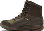 Under Armour Men's Valsetz RTS 1.5 Waterproof Tactical Boots brown left side profile