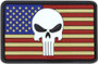 Condor Punisher US Flag PVC Patch 181013-004 022886269388