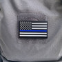 LA Police Gear Thin Blue Line PVC US Flag Patch PATCH-PVC-FLAG_005