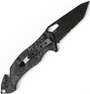 LA Police Gear Rescue EDC Glow-In-The-Dark Folding Knife ER-005-GLOW