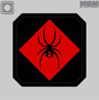 Mil-Spec Monkey PVC RedBackOne Logo Patch REDBACKPVC