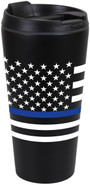 Rothco Thin Blue Line Flag Stainless Travel Cup  1299 