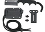 CRKT 2383K Minimalist Cleaver Blackout Compact Fixed Blade Neck Knife  2383K 794023238365
