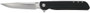 CRKT 3810 LCK + Large Black Drop Point Assisted Opening Flipper Folding Knife  3810 794023381009