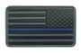 5ive Star Gear U.S. Flag Black w/Blue Stripe Morale Patch (Reversed)  6802000 690104523484