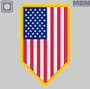 Mil-Spec Monkey US Flag Vertical PVC Patch USFLAGVERTICALPVC