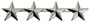 Hero's Pride Rank Insignia Silver .5