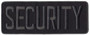 Hero's Pride Security Back Patch  HP-11000 