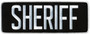 Hero's Pride Sheriff Back Patch  HP-1100-2 