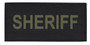 Hero's Pride Sheriff Tactical Chest and BackPatch Set  HP-116041 