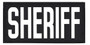 Hero's Pride Sheriff Tactical Chest and BackPatch Set  HP-116041 