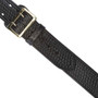 Aker B03 Sam Browne black basket weave brass Half-Lined Duty Belt 