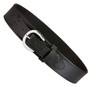 Aker B06 River Duty Belt black plain chrome profile