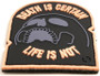 LA Police Gear Death Is Certain Glow-In-The-Dark Patch  DEATHISCERTAINPATCH 840041799477