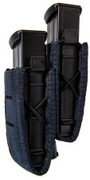 High Speed Gear Duty U-MOUNT Staggered Double Pistol Magazine TACO Pouch  41PS02 