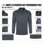 LA Police Gear Men's Long Sleeve Operator Tact Performance Polo  PPS2011LS 