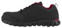 Reebok Men's Composite Toe Sublite Cushion Black and Red Work Shoe RB4058  RB4058 