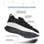 Reebok Men's Athletic Fusion Flexweave Black and White Work Shoe RB4311  RB4311 