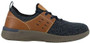 RockPort Men's Blue and Tan Two Eye Tie truFlex Work Sneaker RK4691  RK4691 