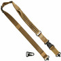  Coyote 2-to-1 Point Shock Webbing Sling  with QD Swivel