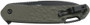 CRKT K542GKP Bona Fida OD Green Drop Point EDC Field Strip Flipper Folding Knife  K542GKP 794023008272