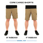 LAPG Men's Core Cargo 6 Pocket Tactical Short