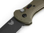 Benchmade 9070BK-1 Foliage Green Claymore Drop-Point Push-Button Automatic Knife  9070BK-1 610953207342