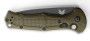 Benchmade 9070BK-1 Foliage Green Claymore Drop-Point Push-Button Automatic Knife  9070BK-1 610953207342