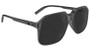 Spy Optics Hot Spot Matte Translucent Black Sunglasses with Grey Polarized Lenses  6700000000171 648478814325