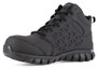 Reebok Women's Black & Grey Sublite Cushion Athletic Mid Cut Work Boot RB406  RB406 