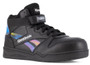 Reebok Women's Black & Holographic Spectrum BB4500 High Top Work Sneaker RB494  RB494 